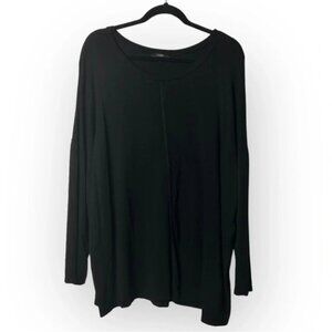 Studio Black  Long Dolman Sleeve Top 3X